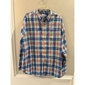 Southern Tide Men's Classic Fit 100% Cotton Plaid Button Up Sz XL Shirt